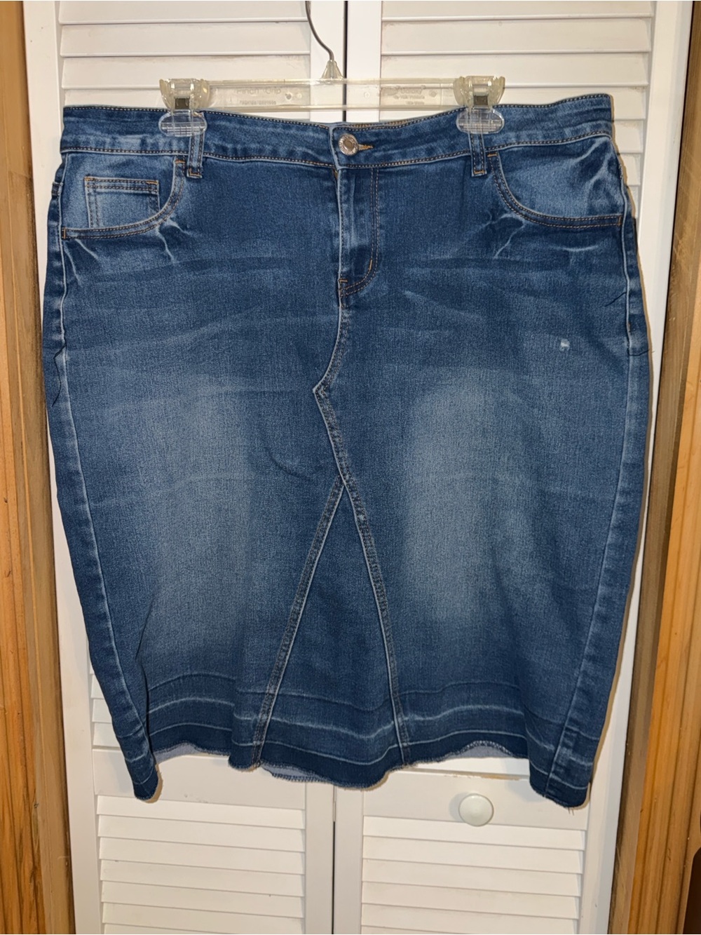 Be Girl Dark Blue Denim Skirt - Classic Stretch Jeans Style